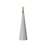 Juletræ Snow cone grå højde 30 cm fra Lübech Living - Tinashjem